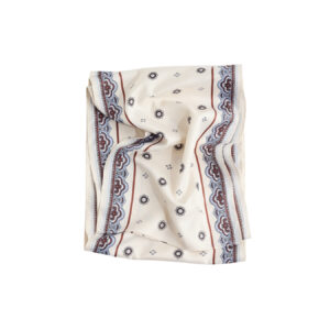 H&M cream patterned printed scarf