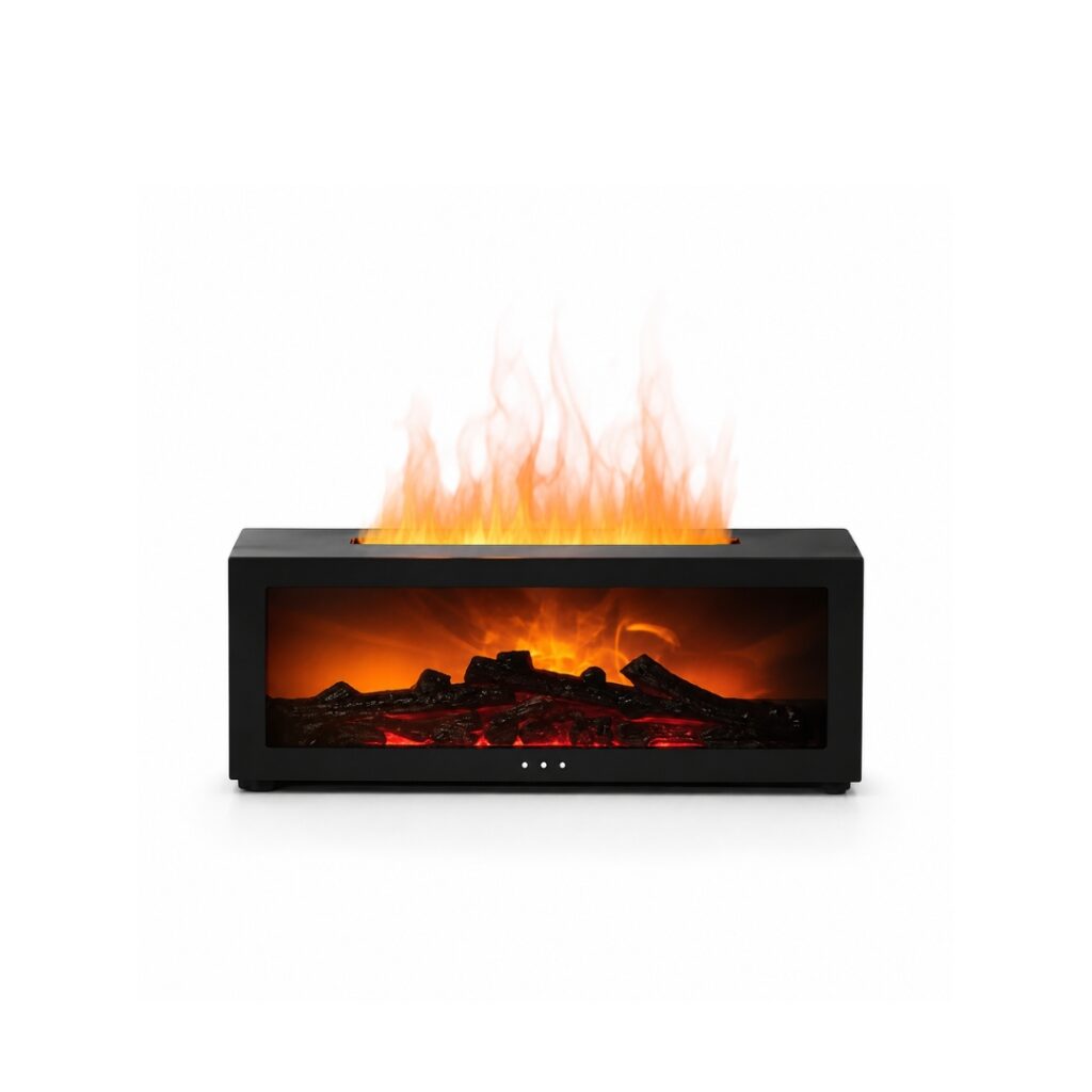 TranquilFlames: Mini Fireplace Flame Diffuser