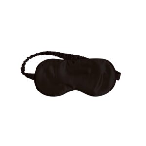 100% Mulberry Silk Eye Mask - Black