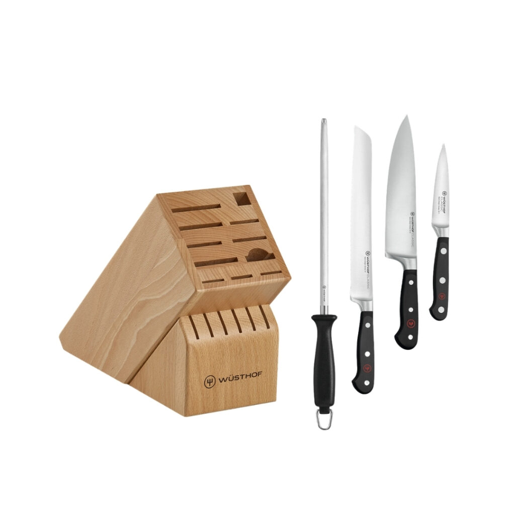 Wusthof Classic Knife Block Set 5Pc