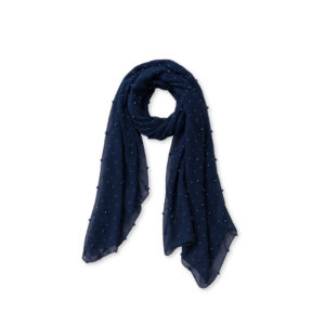 Chiffon Scarf with Rhinestones