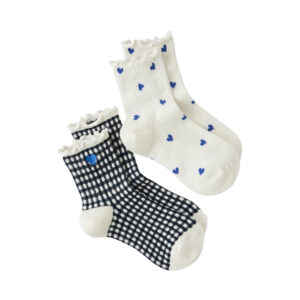 AE Graphic Cropped Crew Socks 2-Pack