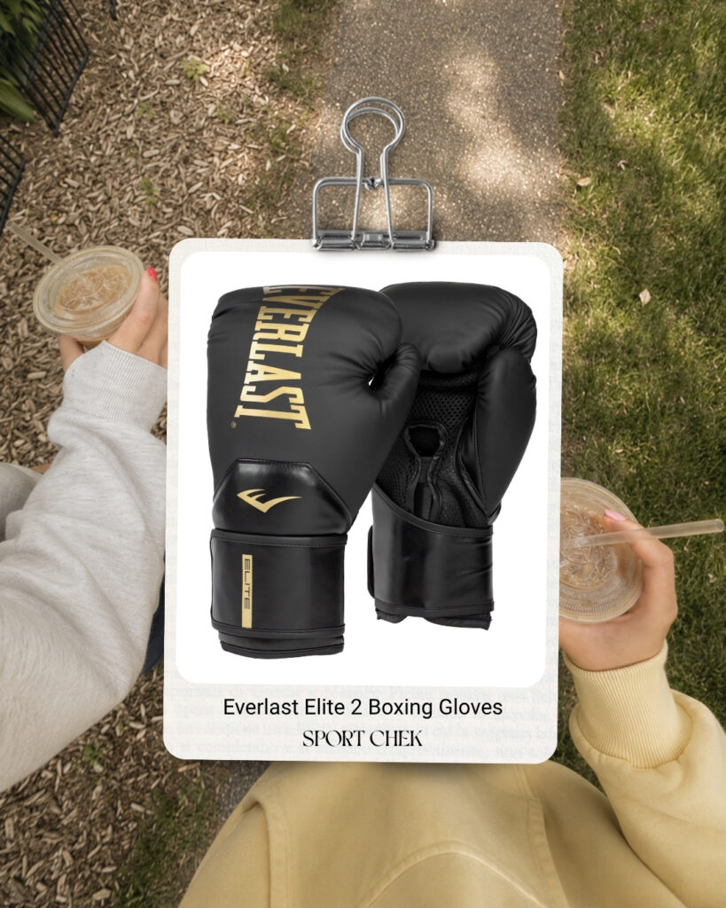 Everlast Elite 2 boxing gloves from Sport Chek, a gift idea for active people at Willowbrook in Langley